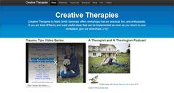 Desktop Screenshot of creativetherapies.com